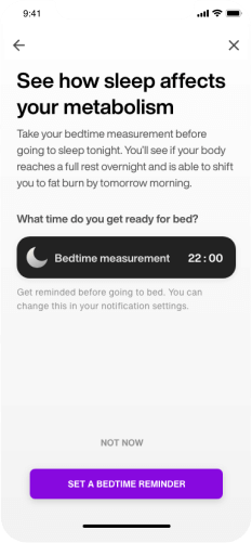 Screen - Bedtime reminder