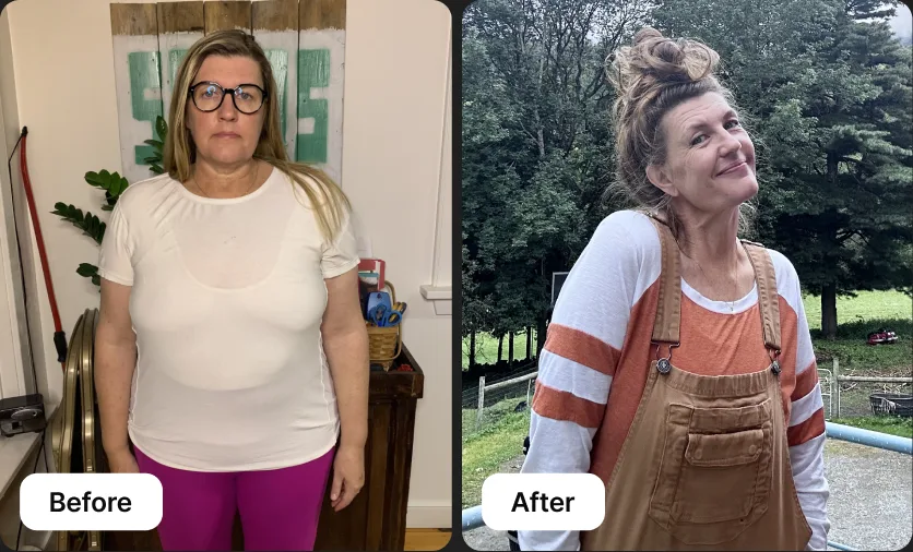 Sharon before and after Lumen